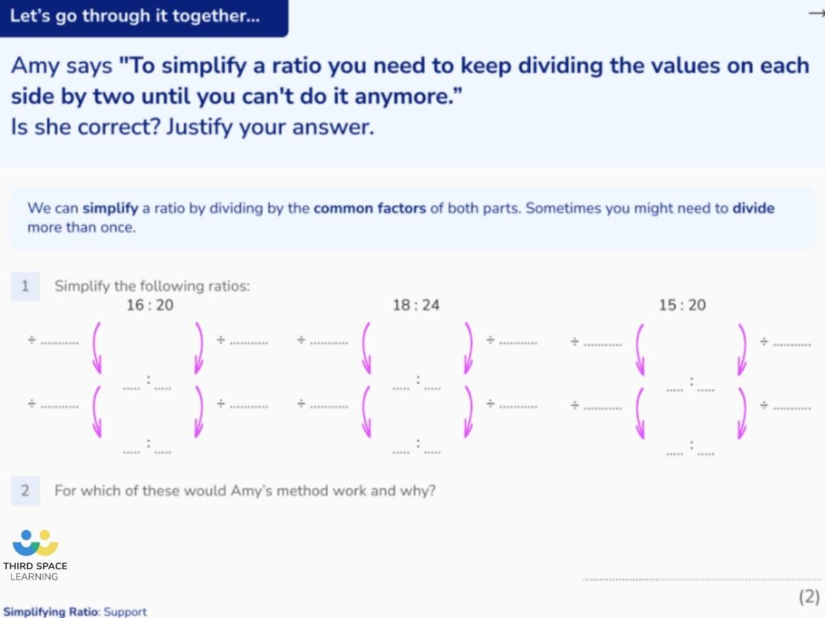 Mastering Ratios with Easy-to-Use Ratio Tables Worksheets