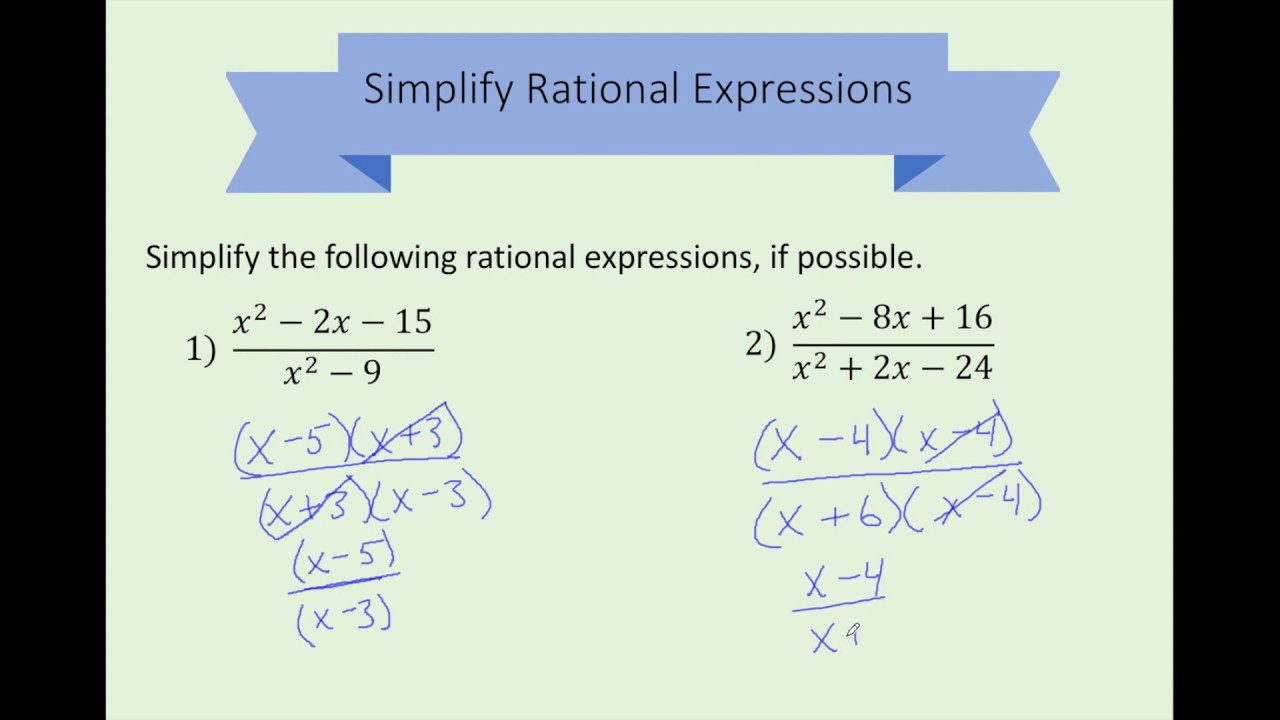 5 Ways to Simplify Rational Expressions