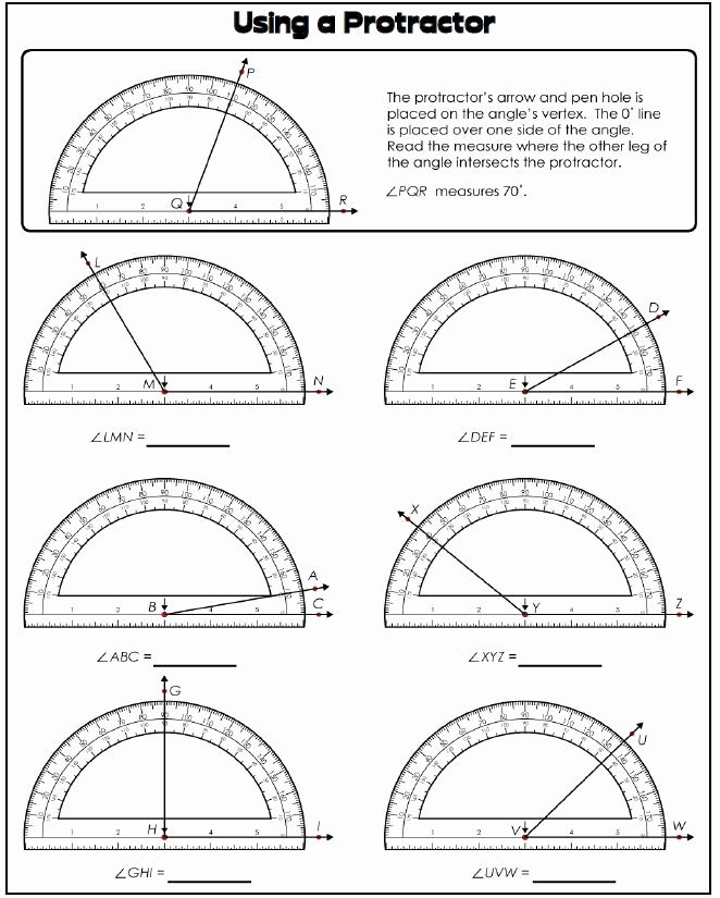 Mastering Angles: Reading a Protractor Made Easy