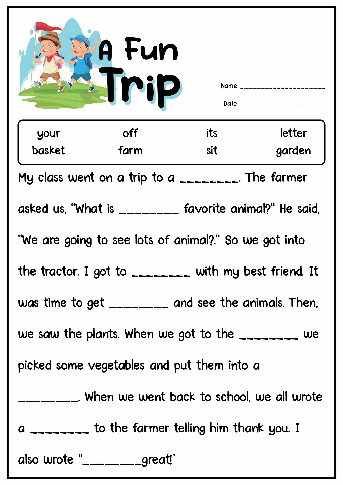 First Grade Reading Comprehension Worksheets Fun and Engaging