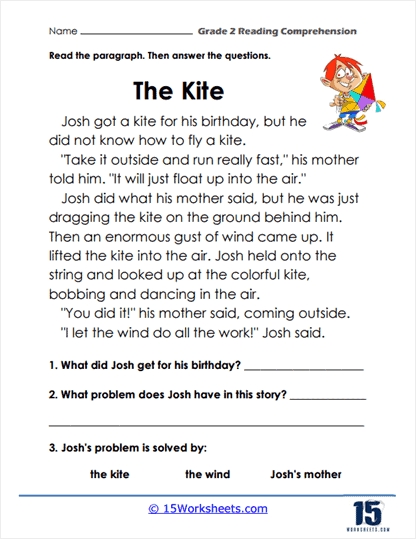 Reading Comprehension Worksheets Grade 5