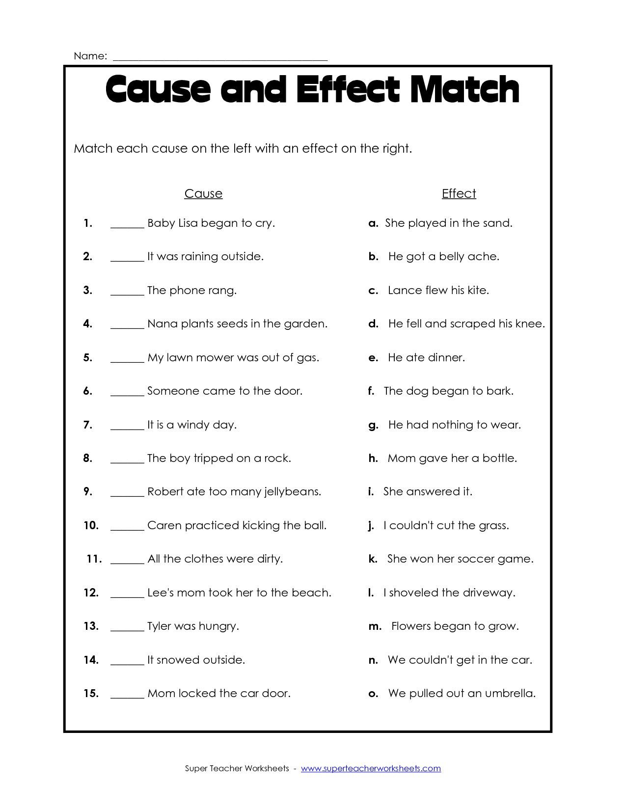 7 Fun Reading Worksheets for 2nd Graders