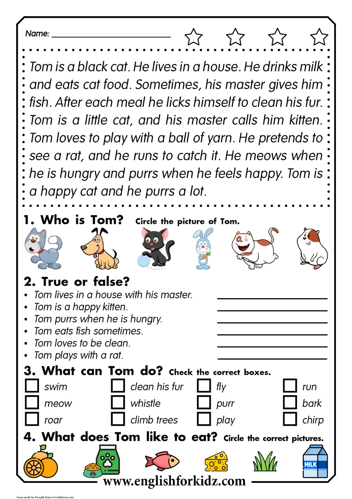 20 Fun Reading Worksheets for 3rd Grade Kids