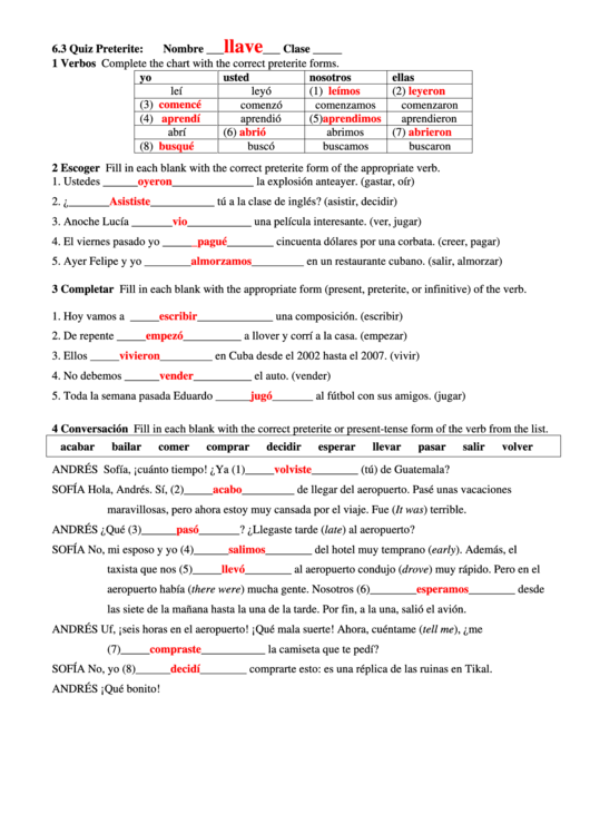 Reasons To Learn Spanish Worksheet Answer Key