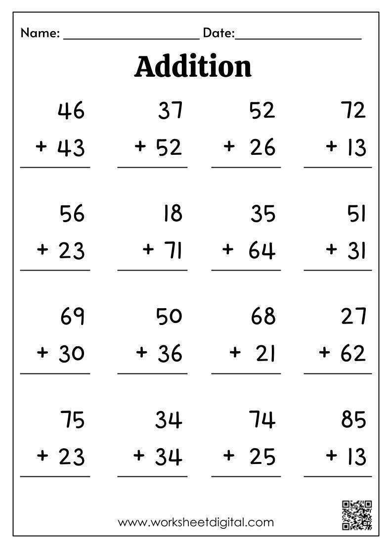 Easy Regroup Addition Worksheet for Kids to Master