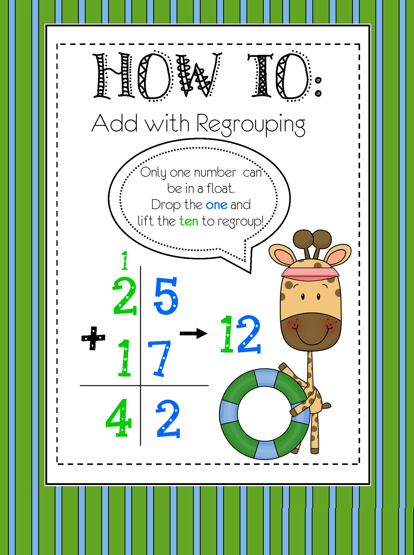 Free Regrouping Addition Worksheets for Kids