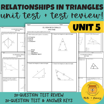 Relationships In Triangles Test