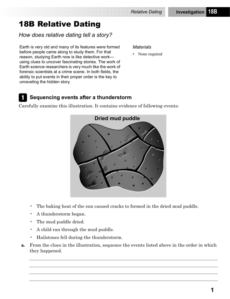 Relative Dating Worksheet Answers Made Easy