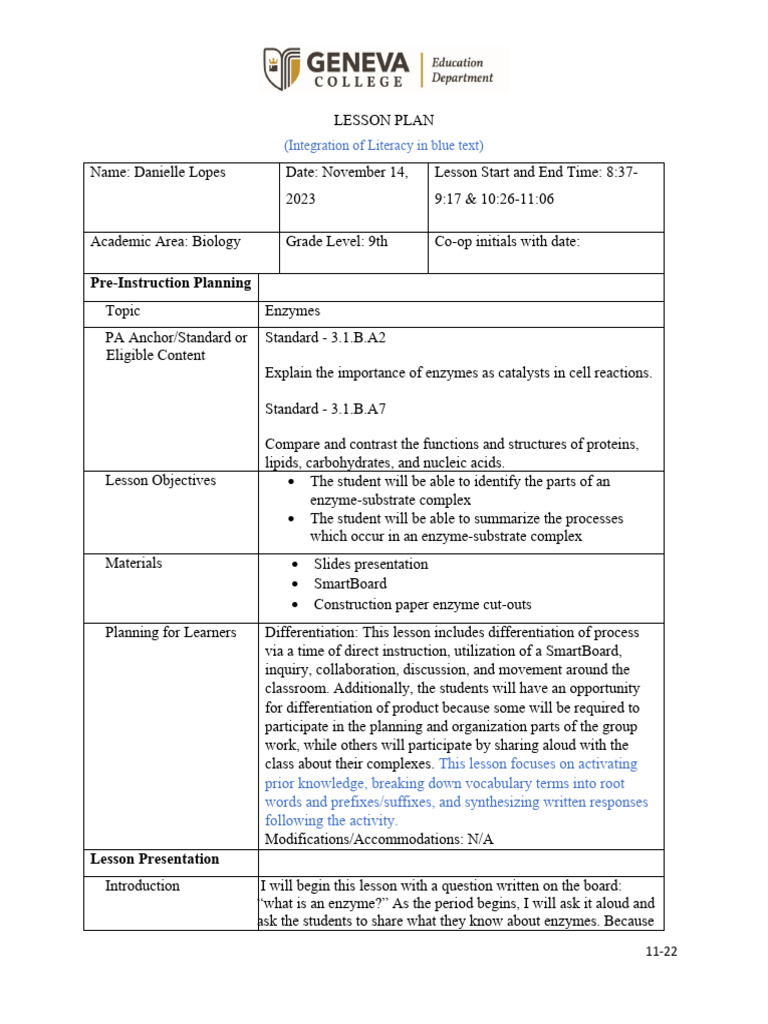 Restriction Enzyme Lesson