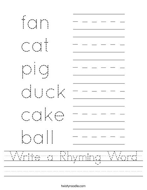 5 Rhyming Word Activities for Kids