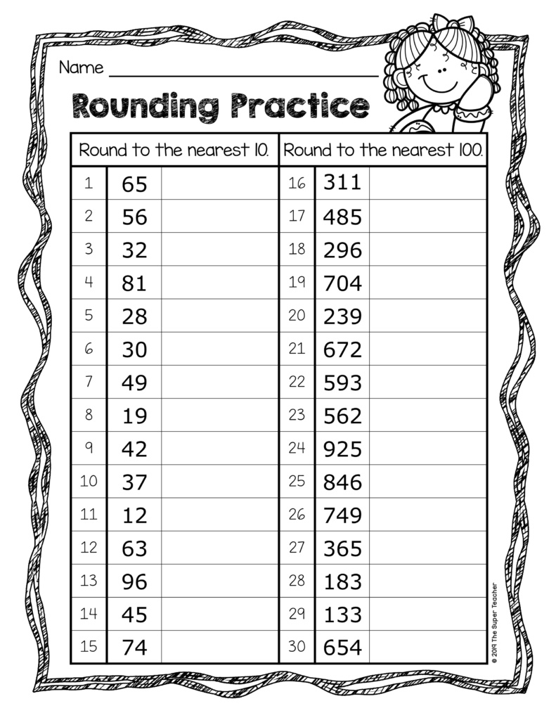 Rounding To The Nearest 10 100 And 1000 Rounding Numbers By Hero