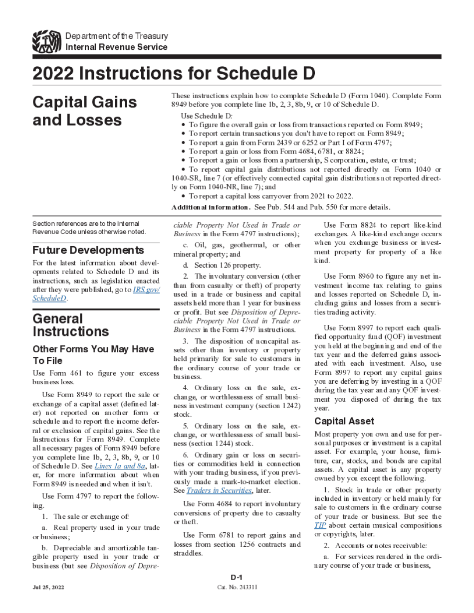 Schedule D Tax Worksheet Made Easy