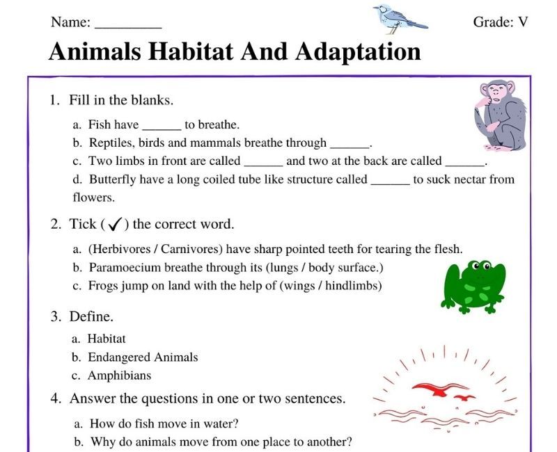 Grade 5 Science Worksheets for Engaging Young Minds