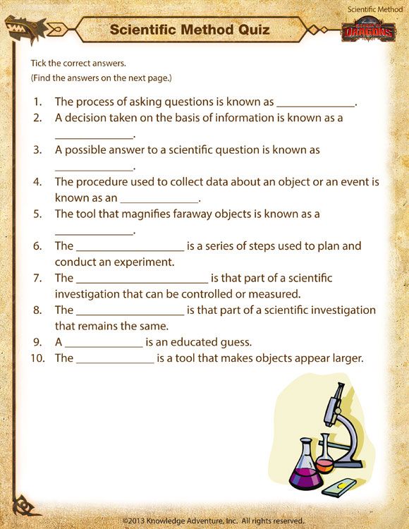 5 Steps to Master the Scientific Method Worksheet Answers