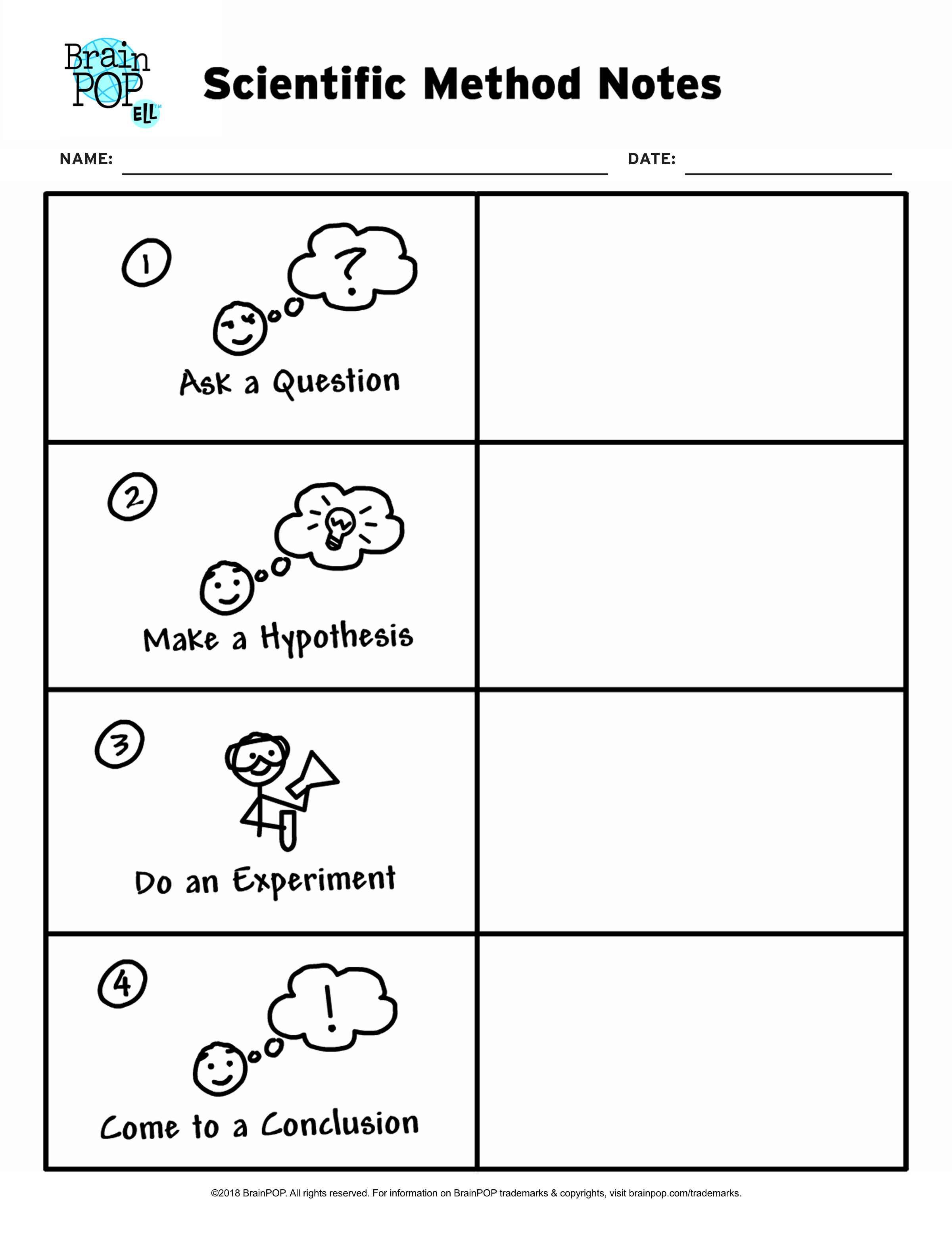 Scientific Method Worksheet Grade 7