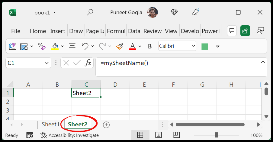 Find Worksheet Name in Excel Quickly and Easily