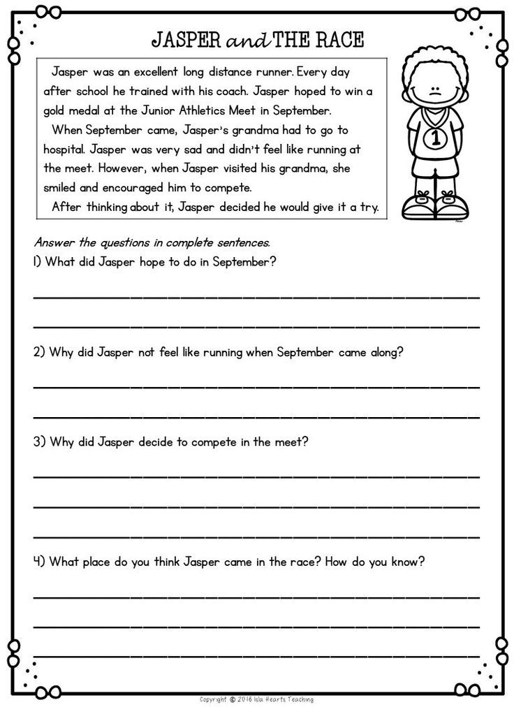 2nd Grade Reading Comprehension Worksheets Made Easy