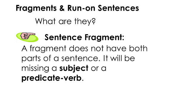 5 Ways to Fix Sentence Fragments