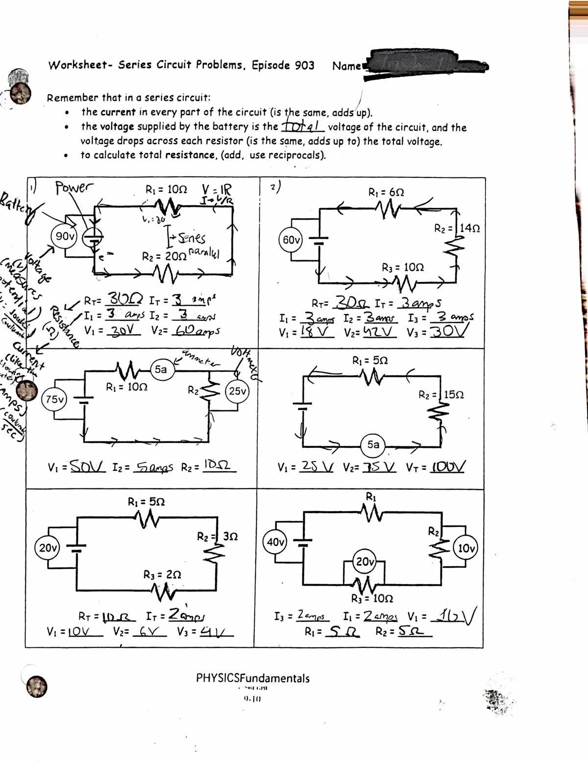 10 Ways to Solve Series Parallel Circuit Problems