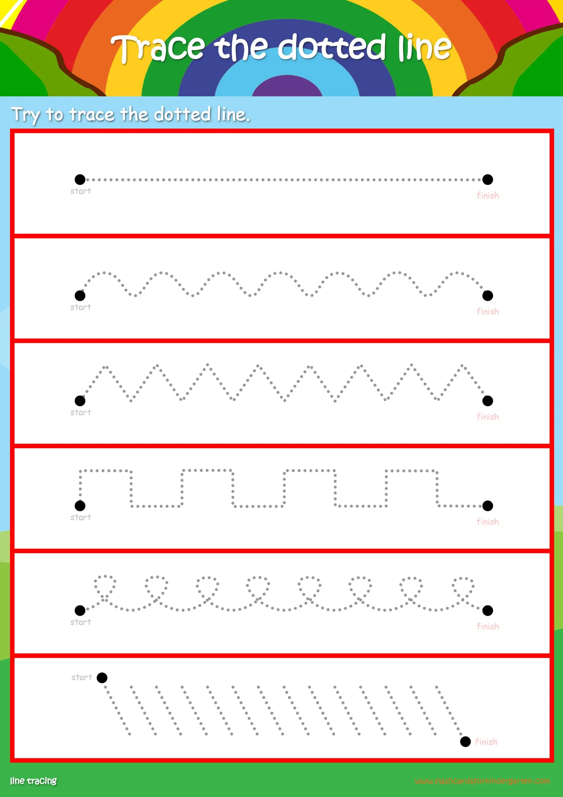 Shape Tracing Worksheets To Download Shape Tracing 539