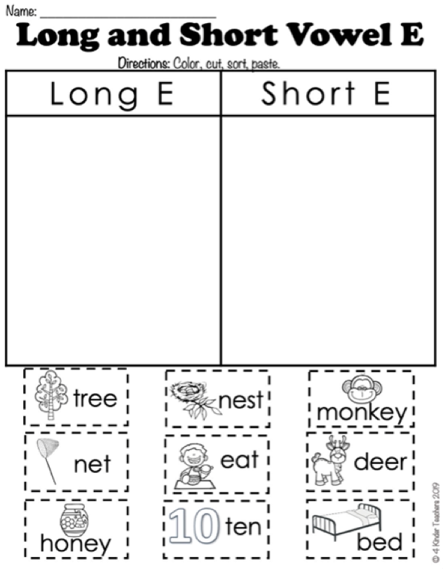 5 Ways to Master Short and Long a Worksheets