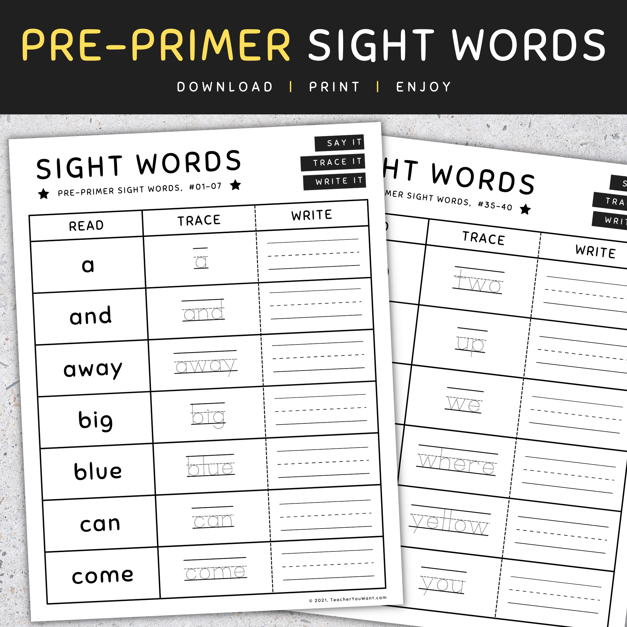 Boost Reading Skills with Sight Word It Worksheets