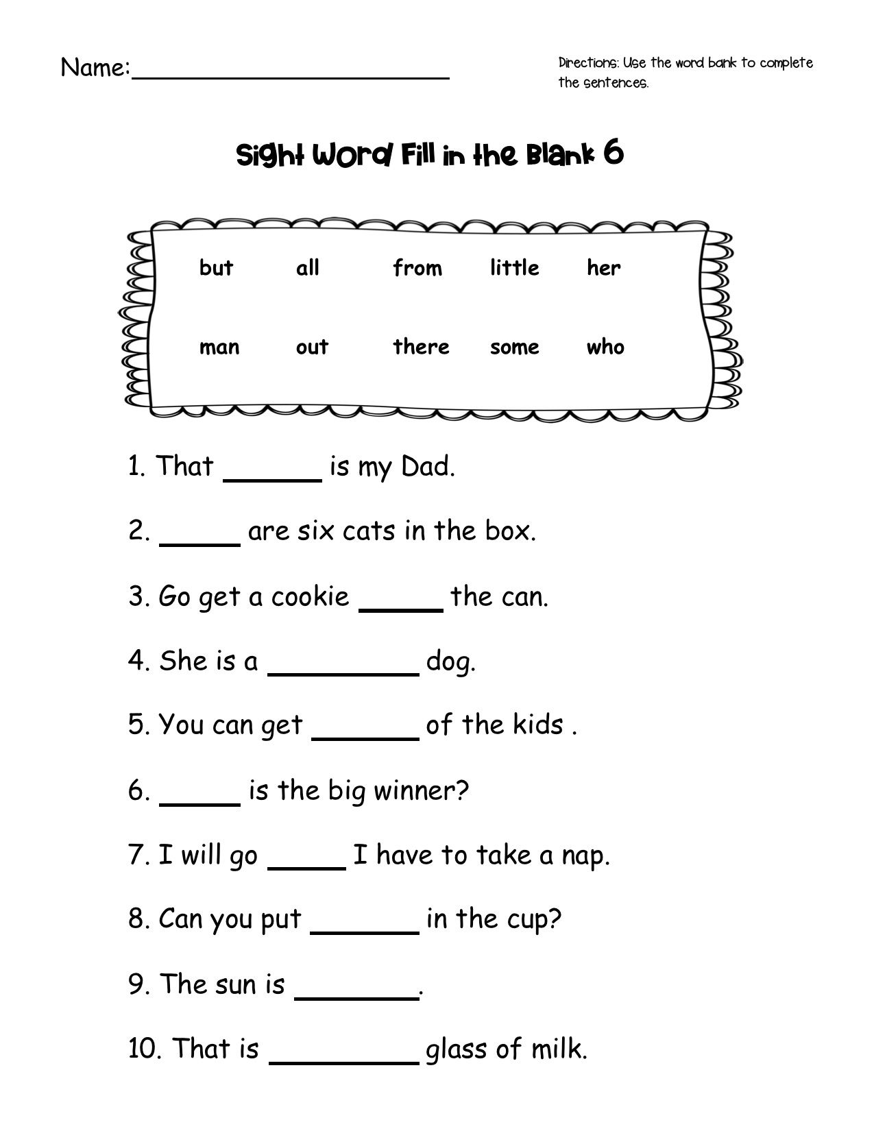 Sight Word Practice English Grammar Worksheets Grammar Worksheets English Grammar