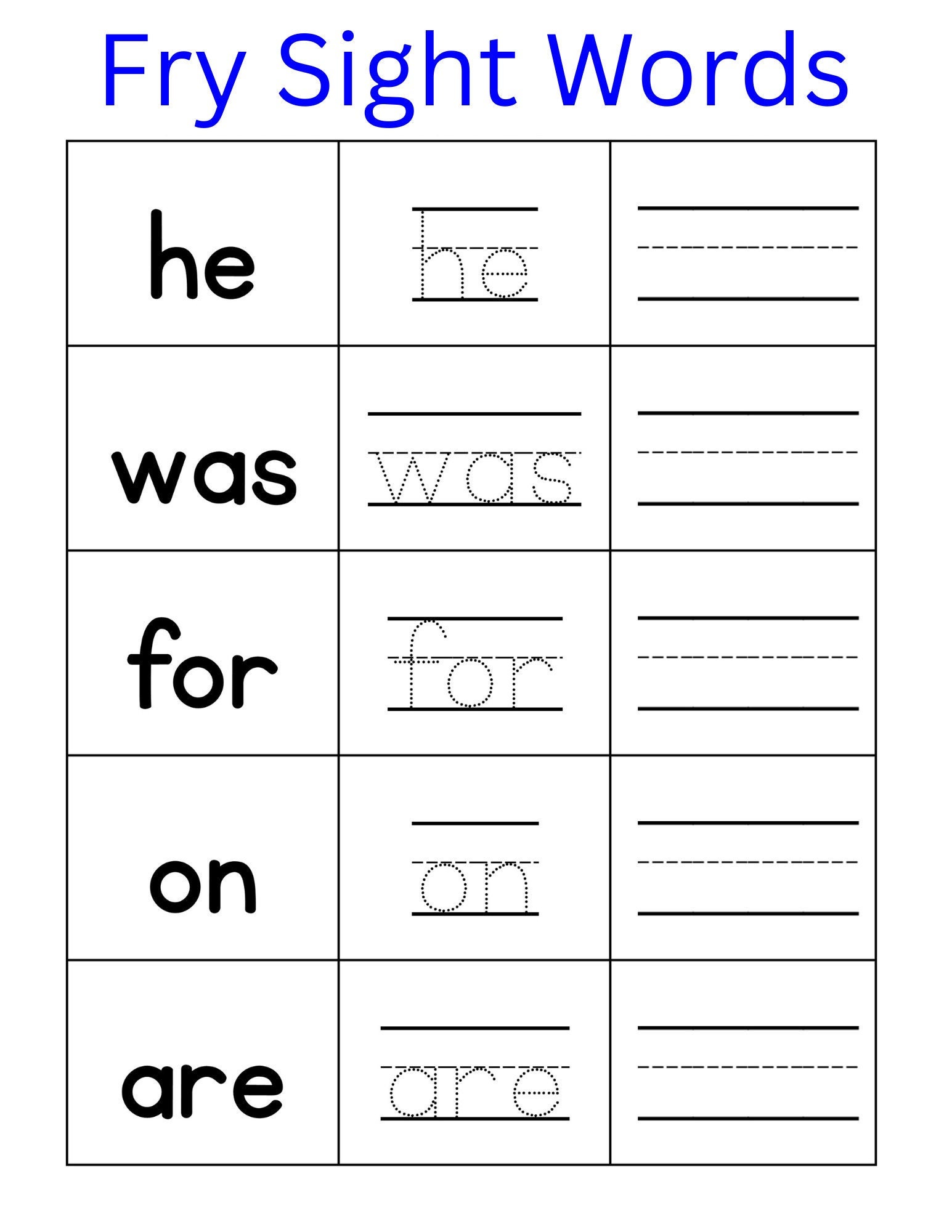 Sight Words Worksheets For Preschoolers Online Splashlearn Worksheets Library