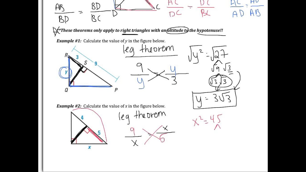 Master 5 Ways to Solve Similar Right Triangles