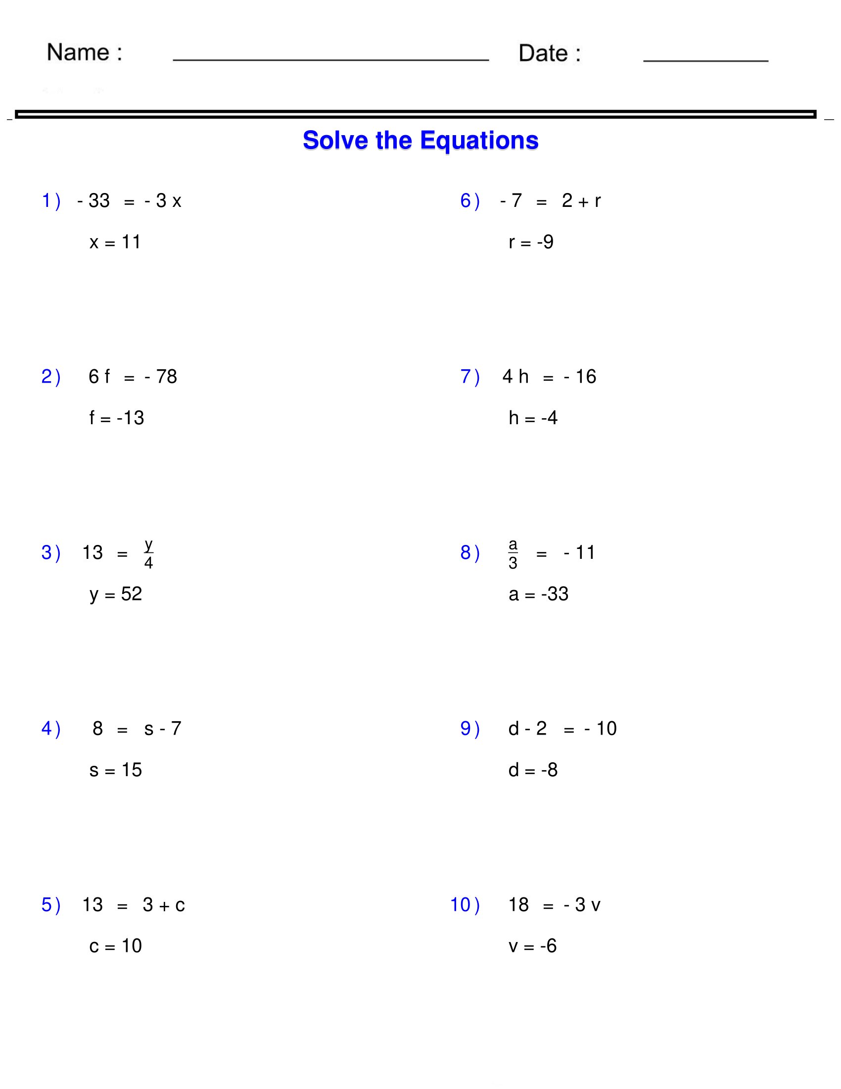 5 Simple Ways to Solve Equations