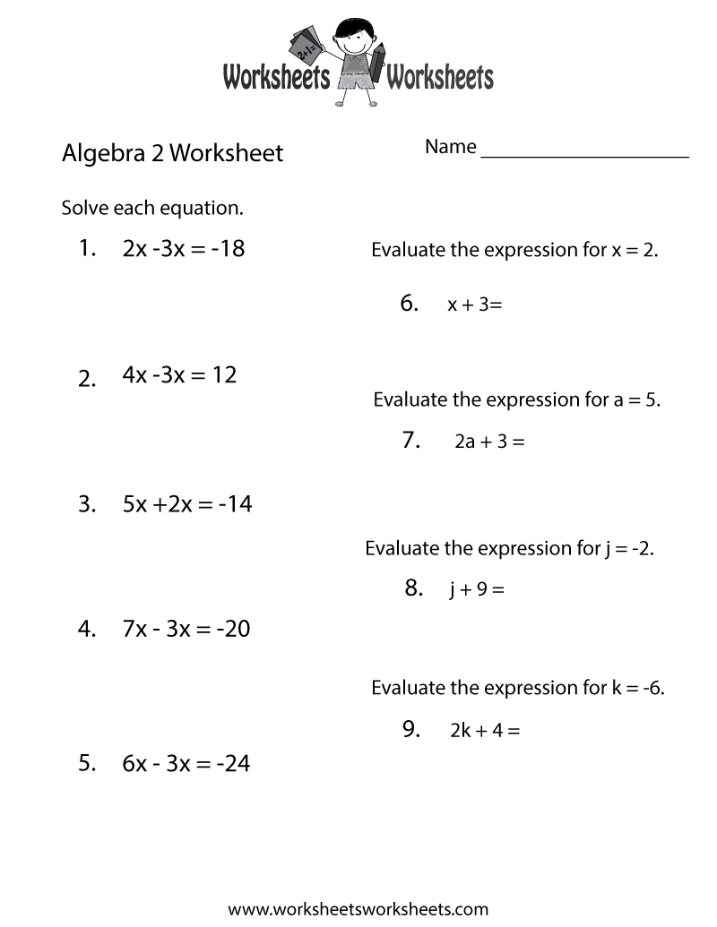 Simplify Expression Worksheets Multiply Divide Printable Online