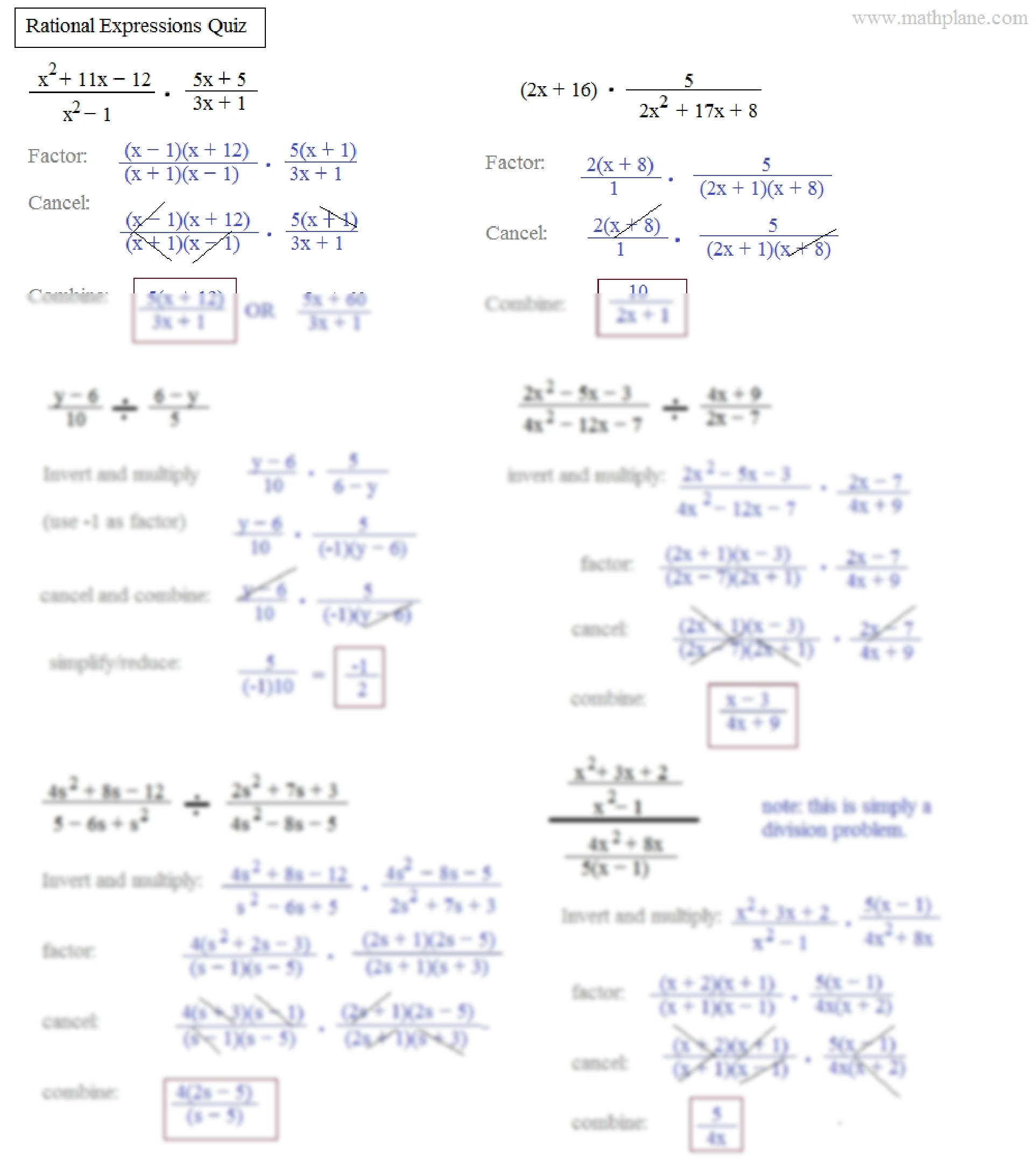 5 Ways to Simplify Rational Expressions