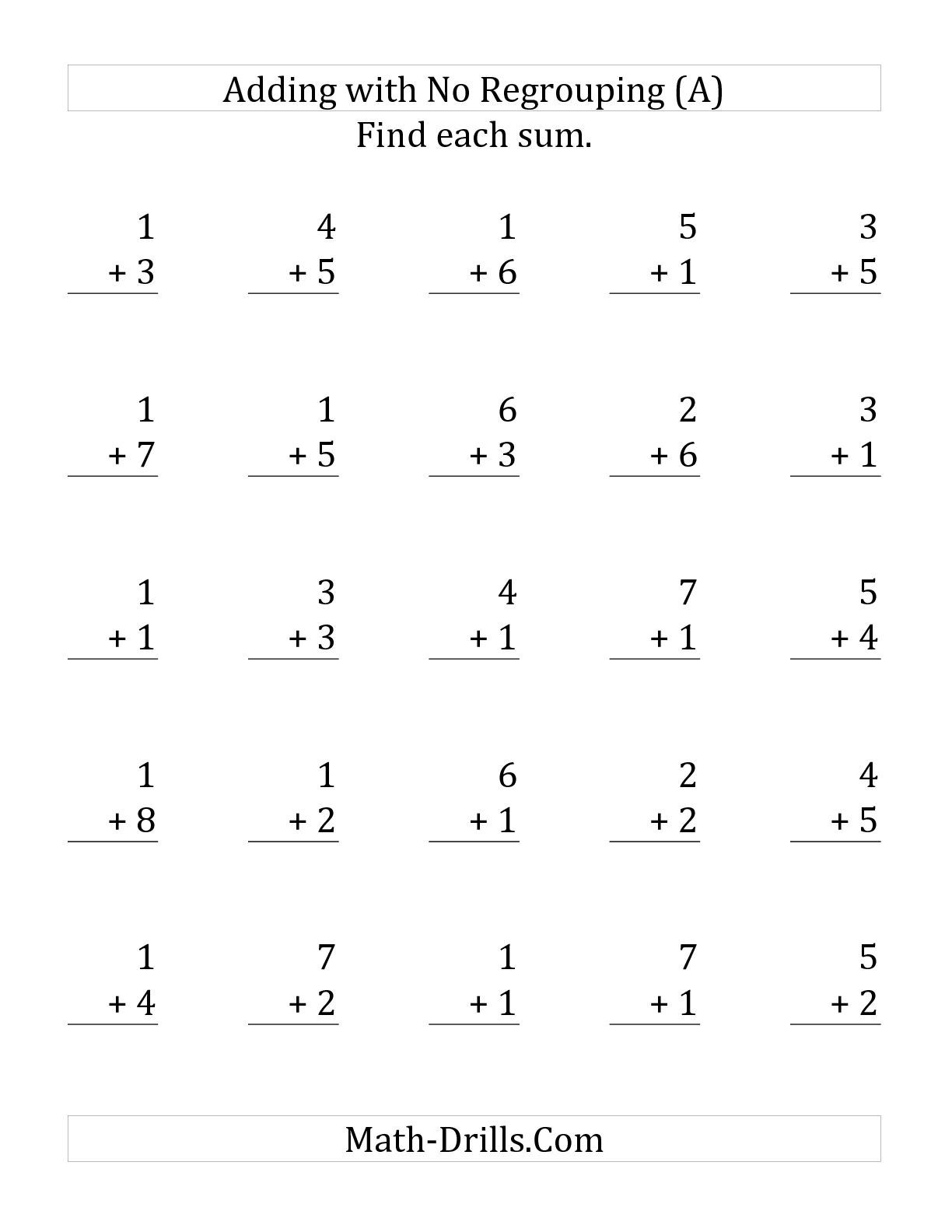 Single Digit Addition And Subtraction Within 20 Rick Sanchez Amp 39 S Addition Worksheets