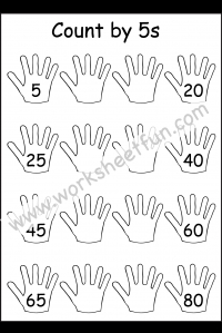 Skip Counting Count By 5S Free Printable Worksheets Worksheetfun