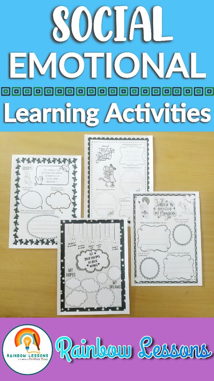 Social Emotional Learning Worksheets for Kids and Teens