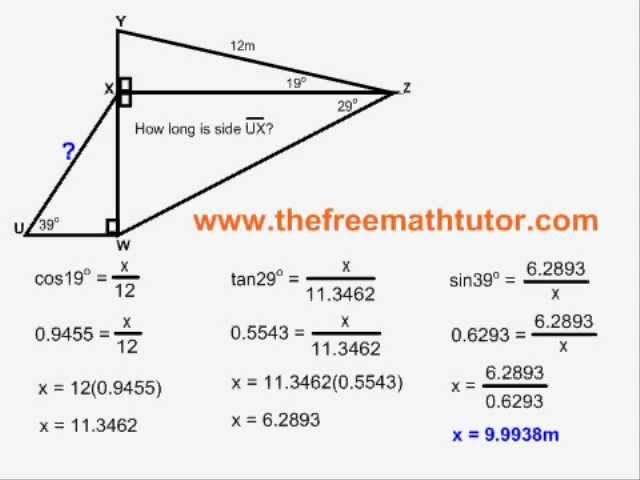 Soh Cah Toa Worksheet Pdf