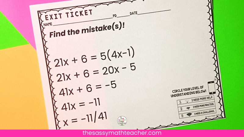 5 Simple Steps to Solve One Step Equations