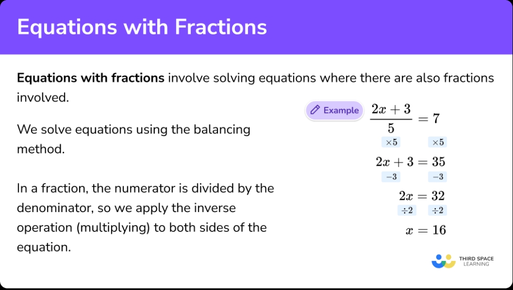 5 Ways to Clear Fractions in Equations