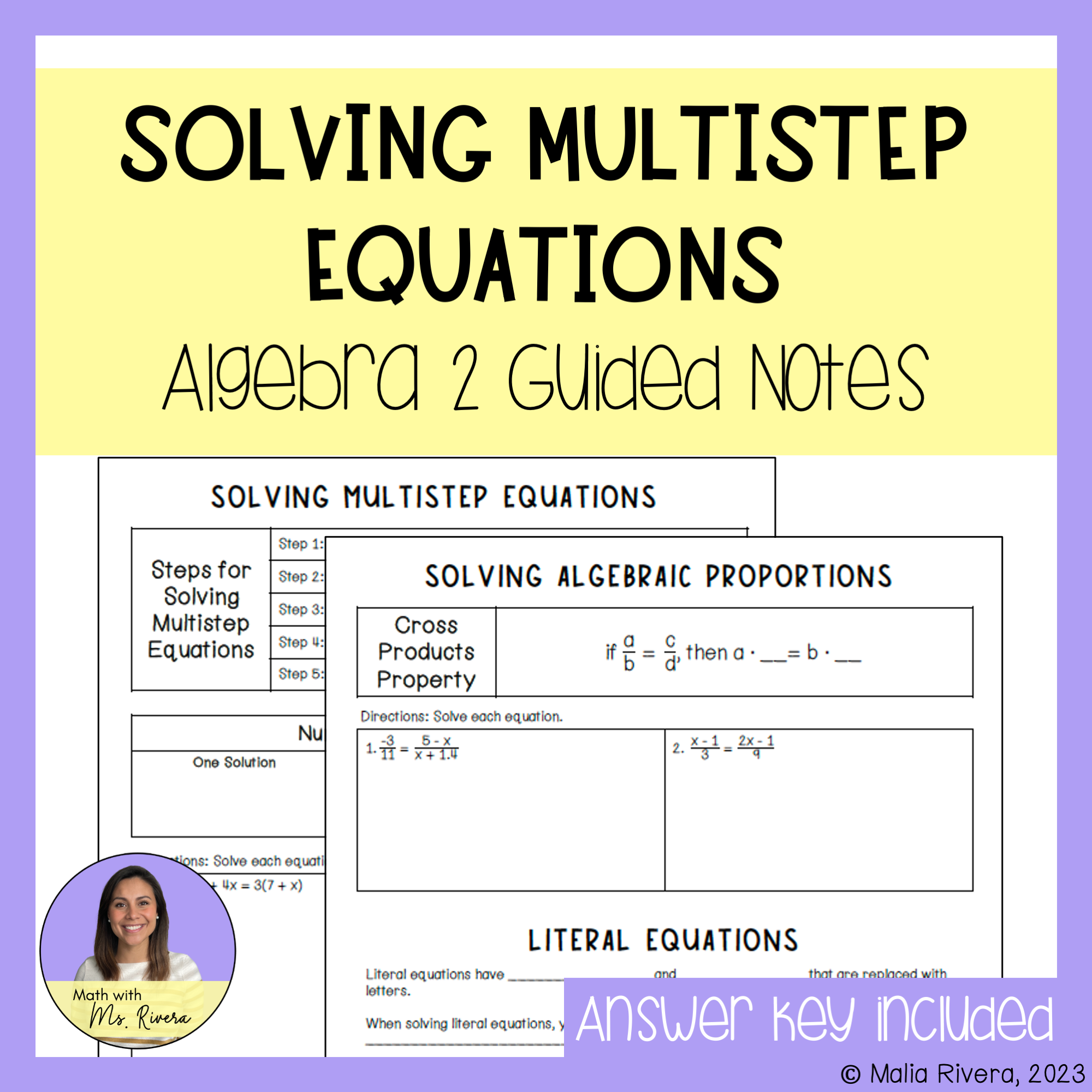 Solving Multistep Equations Made Easy