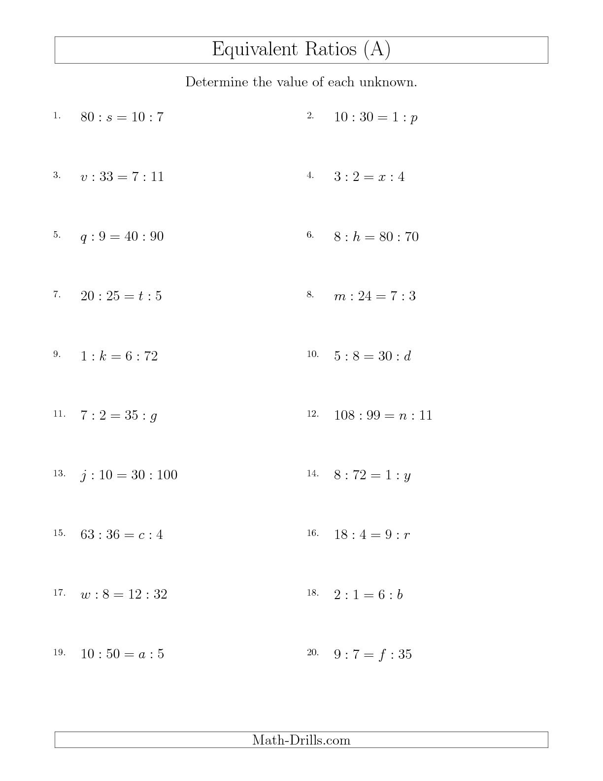 5 Ways to Solve Proportions Easily