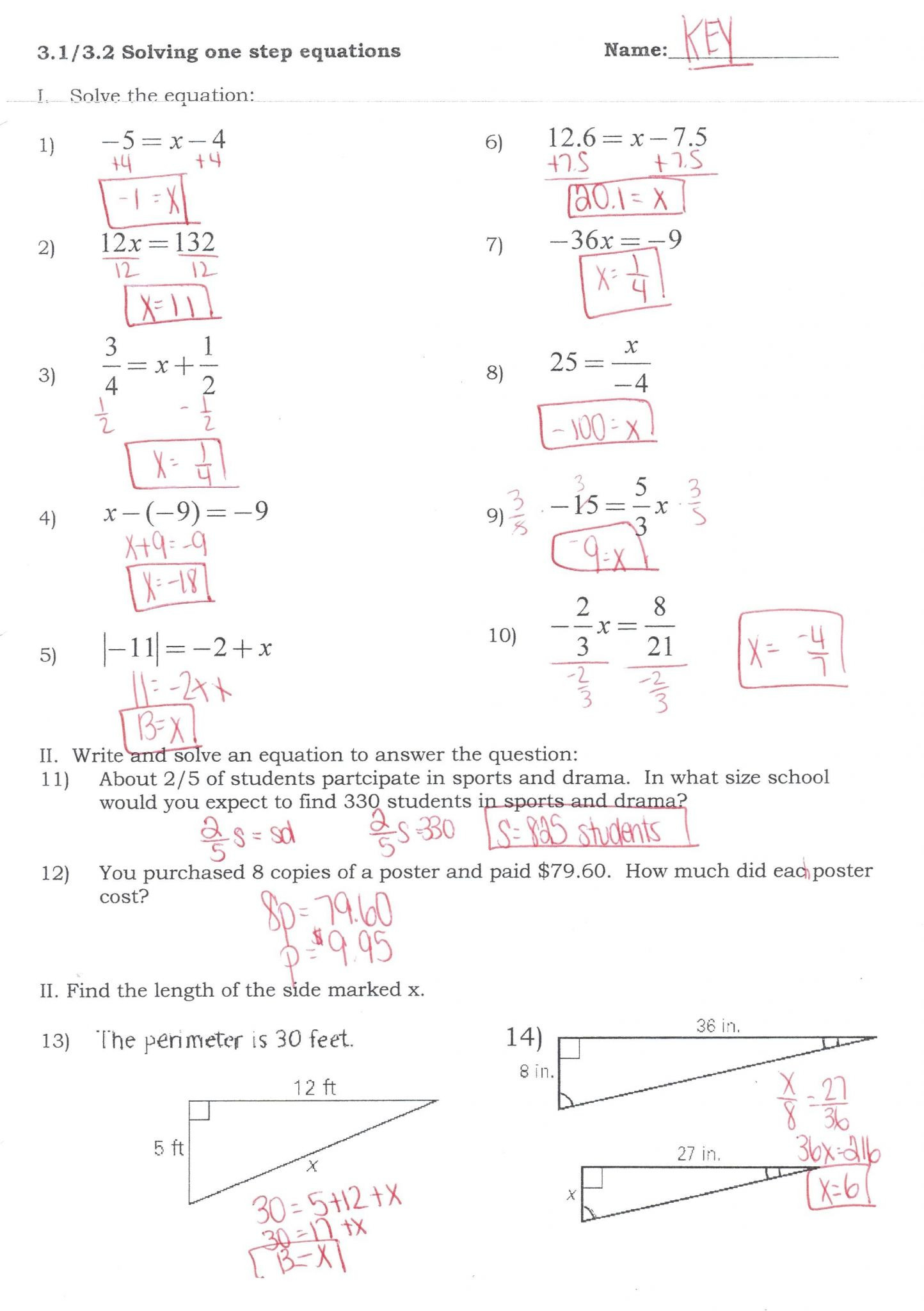 Solving Systems Of Equations Worksheet Answer Key