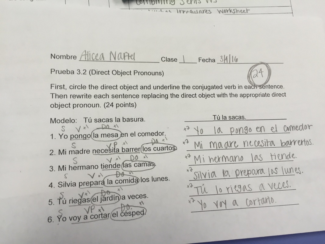 Spanish 1 Paso A Paso 1 Chapter Test Study Guides By Srtawaldo