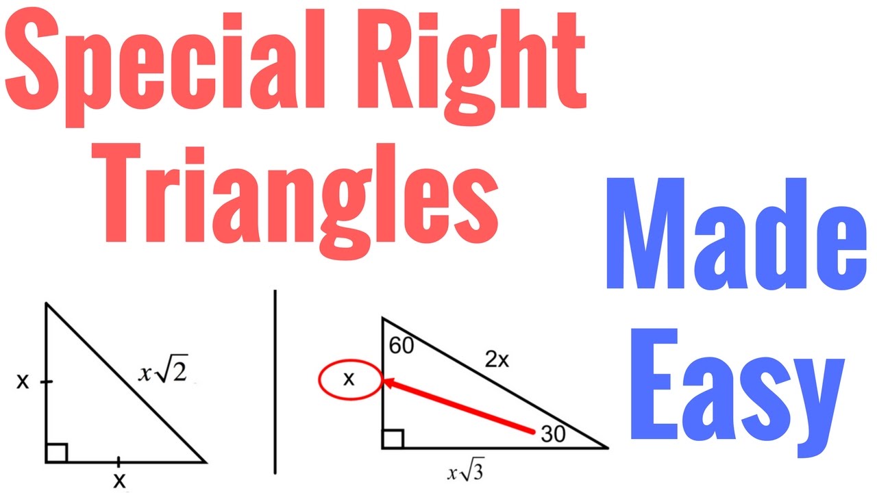 Special Right Triangles Made Easy