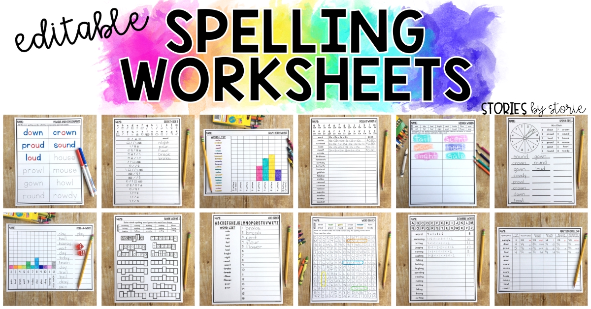 Spelling Practice Blank Worksheet With Dotted Lines By Kari Edmonds