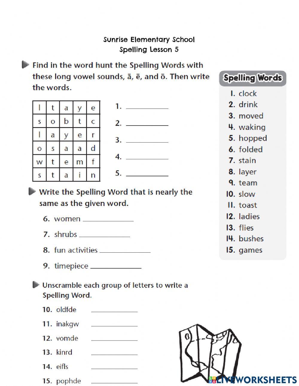 10 Spelling Worksheets for Grade 3 Success