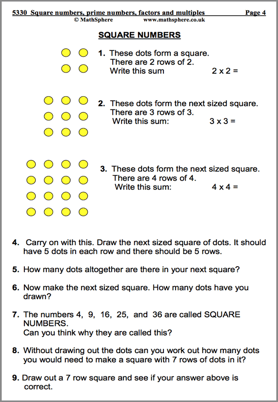 5 Easy Ways to Master Square Numbers