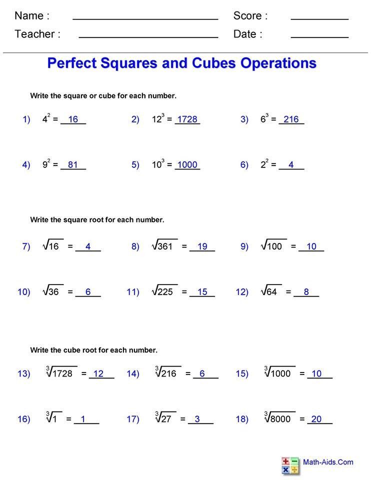 5 Ways to Master Square Roots with Worksheets