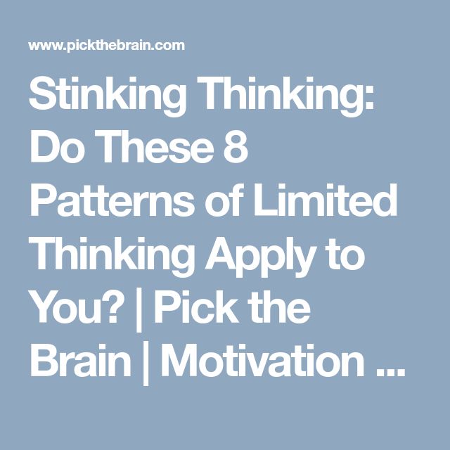 Overcoming Stinking Thinking Patterns Made Easy