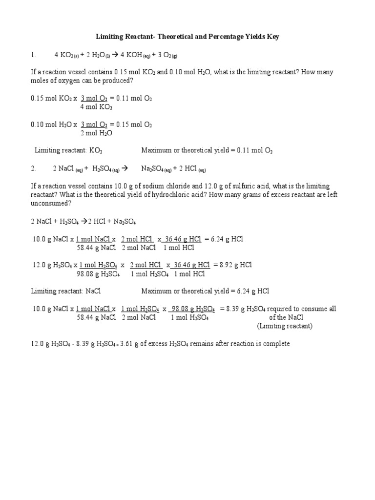 5 Ways to Master Stoichiometry Limiting Reagent Problems