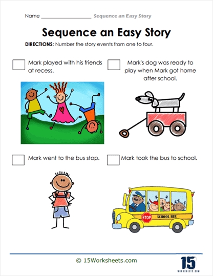 Story Sequencing Worksheets for Kids: Fun Learning Activities